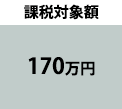 課税対象額 170万円