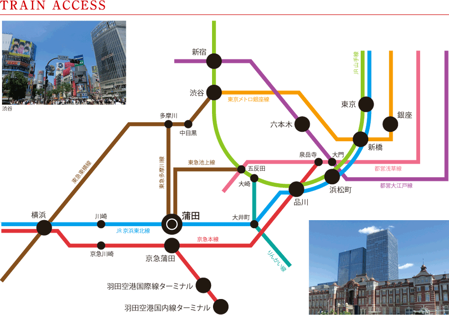 アクセス Xebec 蒲田ステーションエグゼ デュアルタップの投資用新築マンション